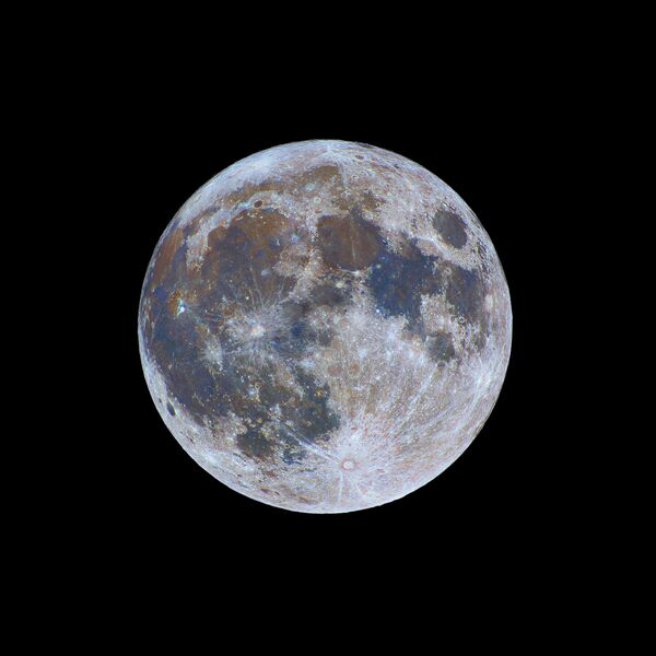 細部まで見える月の表面。Nicolas Lefaudeux氏（フランス）撮影 - Sputnik 日本