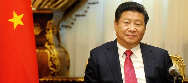 Chinese President Xi Jinping visits the parliament in Cairo, Egypt, Thursday, Jan. 21, 2016. - Sputnik 日本