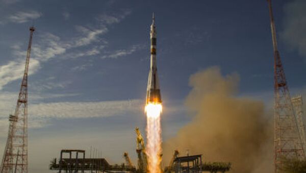 Запуск ракеты Союз с космодрома Байконур - Sputnik 日本