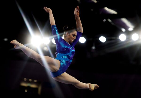 アリヤ・ムスタフィナ（ロシア）の平均台演技、第１回欧州バクー五輪大会、新体操女子個人総合 - Sputnik 日本