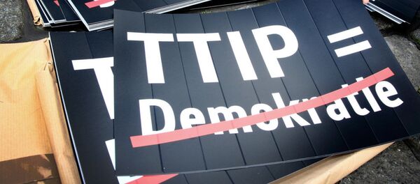 Anti-TTIP banner Anti-TTIP banner - Sputnik 日本