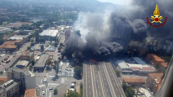 イタリアの空港で爆発　負傷者も多数 - Sputnik 日本