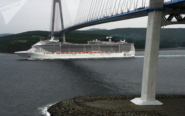 大型クルーズ客船「ＭＳＣスプレンディダ」 - Sputnik 日本