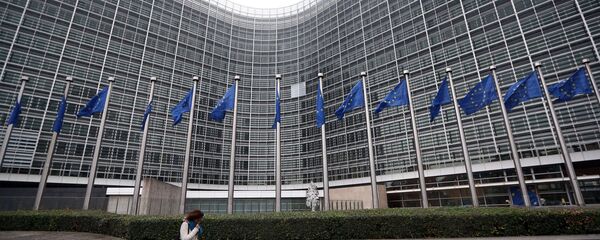 Штаб-квартира Европейской комиссии в Брюсселе, Бельгия Штаб-квартира Европейской комиссии в Брюсселе, Бельгия - Sputnik 日本