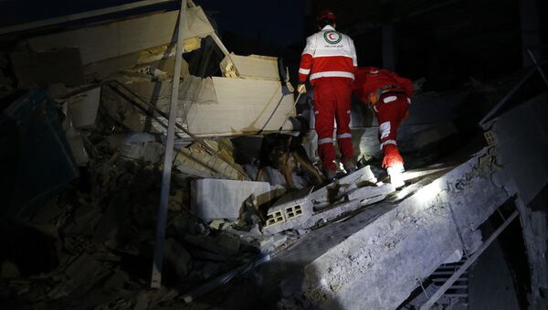 Разрушения в результате землетрясения в провинции Керманшах, Иран - Sputnik 日本