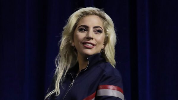 This Feb. 2, 2017 file photo shows Lady Gaga at a news conference for the NFL Super Bowl 51 football game in Houston. - Sputnik 日本
