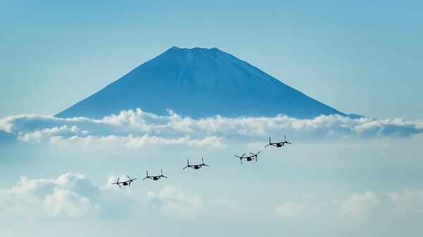 富士山とオスプレイの編隊 - Sputnik 日本