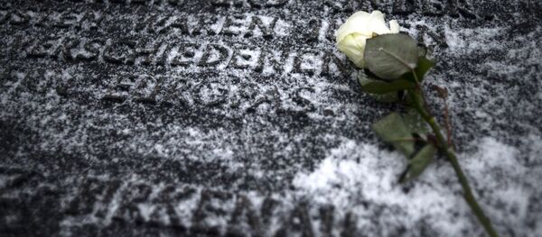 Монумент на территории бывшего концентрационного лагеря Аушвиц-Биркенау в Освенциме, Польша - Sputnik 日本