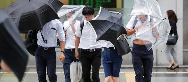 台風21号「チェービー」 台風21号「チェービー」 - Sputnik 日本