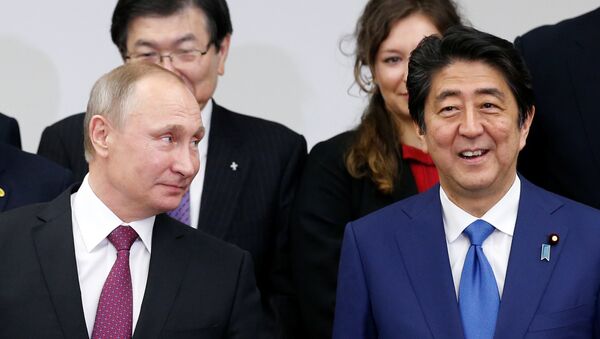 安倍晋三首相とプーチン大統領（アーカイブ写真） - Sputnik 日本