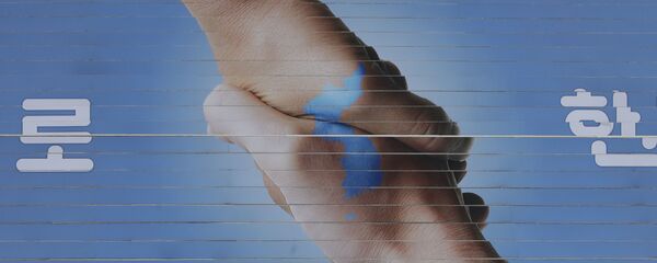 南北会談をめぐるポスター（アーカイブ写真） - Sputnik 日本