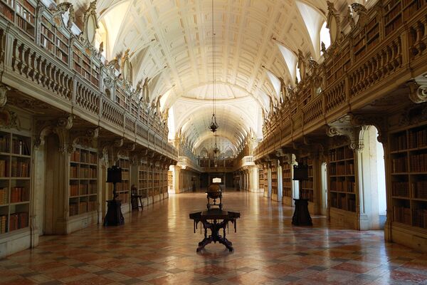 マフラ国立宮殿の図書館　世界最長のロココ様式　ポルトガル - Sputnik 日本