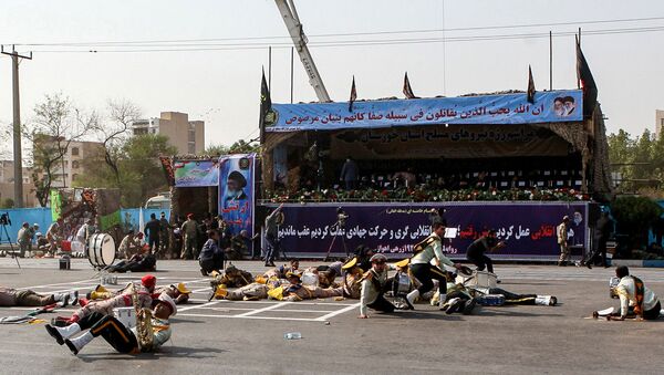 Ситуация в иранском городе Ахваз, где во время военного парада произошел теракт - Sputnik 日本
