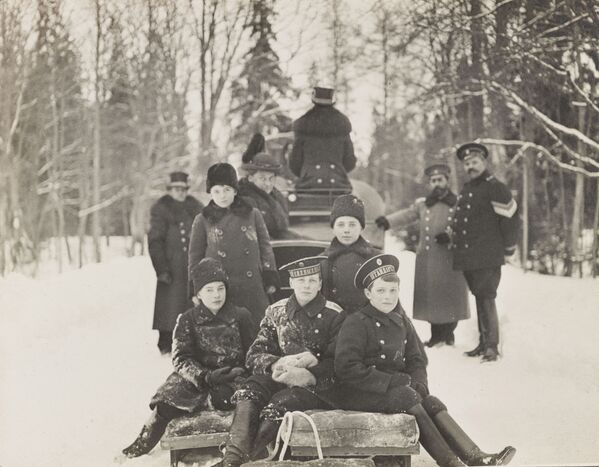 アレクセイ皇子、サンクトペテルブルク郊外、冬、１９１５年 - Sputnik 日本
