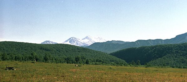 カムチャッカのジュパノフスキー火山 カムチャッカのジュパノフスキー火山 - Sputnik 日本