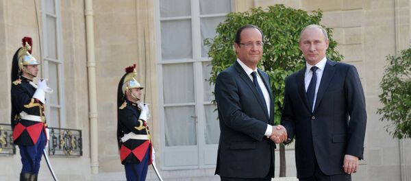 ロシアのプーチン大統領は、フランスのオランド大統領 ロシアのプーチン大統領は、フランスのオランド大統領 - Sputnik 日本