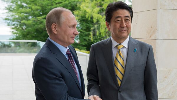 安倍晋三首相とプーチン大統領（アーカイブ写真） - Sputnik 日本