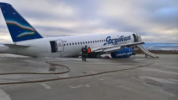 シベリアで旅客機が滑走路を飛び出し胴体着陸　負傷者複数 - Sputnik 日本