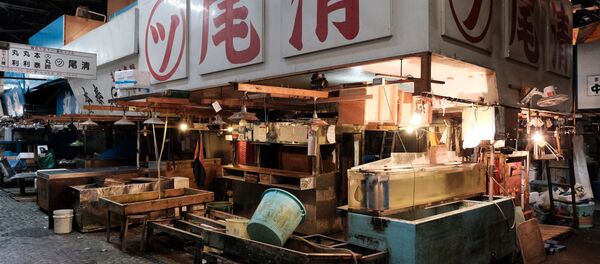 人の気配が絶えた築地市場 人の気配が絶えた築地市場 - Sputnik 日本