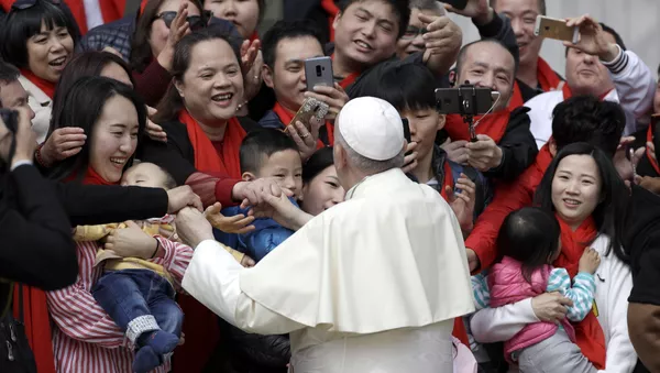 El papa Francisco en China - Sputnik 日本