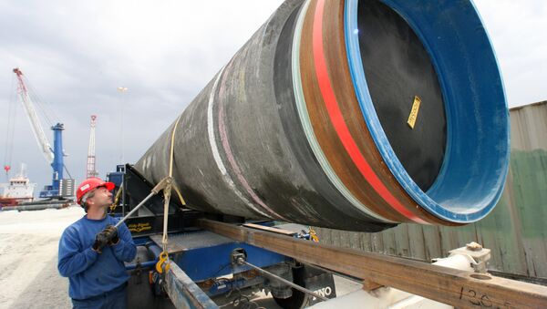 Construction of Nord Stream pipeline - Sputnik 日本