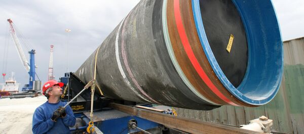 Construction of Nord Stream pipeline - Sputnik 日本