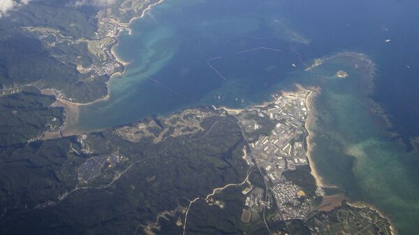 Вид с воздуха на район Хэноко в японском городе Наго, где будет строится американская военная база - Sputnik 日本