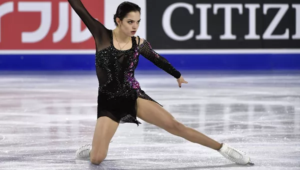 ロシアのエフゲニア・メドベージェワ選手（アーカイブ写真）