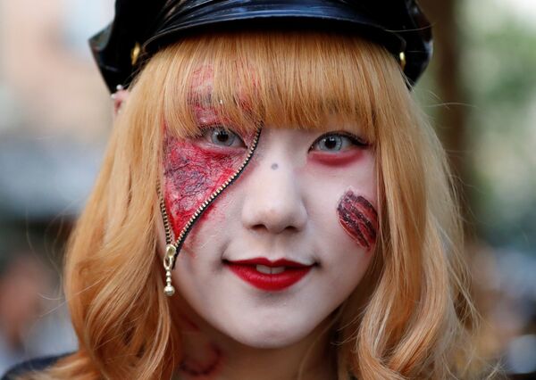 川崎市で開かれたパレードに参加した女性 - Sputnik 日本