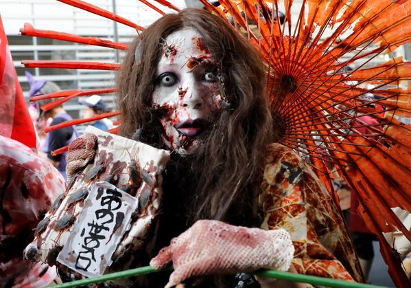 川崎市で開かれたパレードに参加した女性 - Sputnik 日本