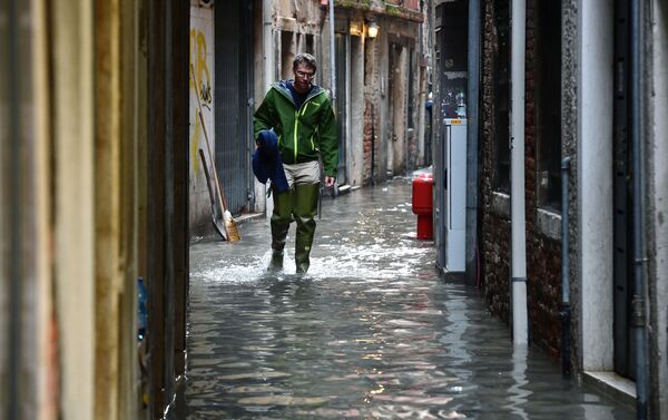ベネチアで洪水 - Sputnik 日本