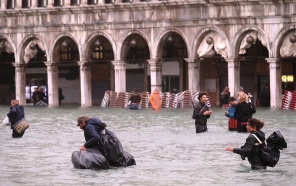 ベネチアで洪水 - Sputnik 日本