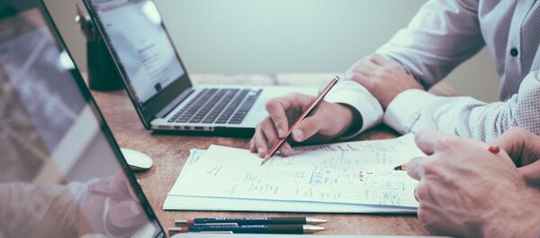 Бизнесмены за работой - Sputnik 日本