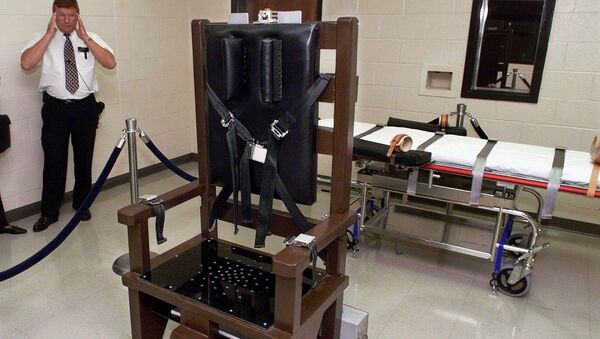 Электрический стул в тюрьме Riverbend Maximum Security Institution в Нэшвилле, штат Теннесси, США - Sputnik 日本