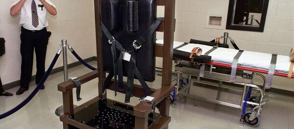Электрический стул в тюрьме Riverbend Maximum Security Institution в Нэшвилле, штат Теннесси, США - Sputnik 日本