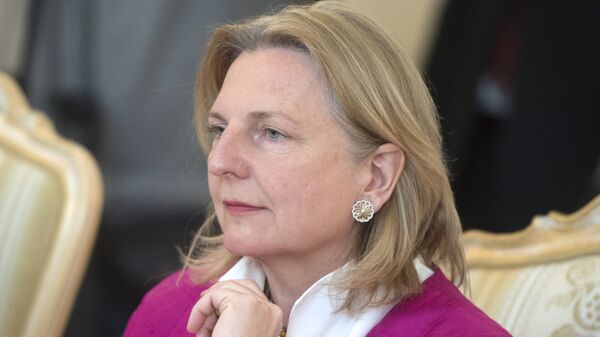 Karin Kneissl, la ministra austriaca de Exteriores - Sputnik 日本