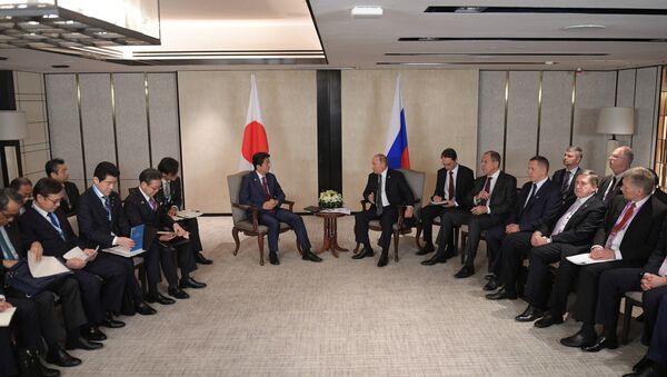 ロシアのプーチン大統領と日本の安倍首相 - Sputnik 日本