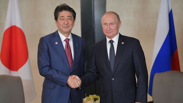 安倍総理大臣とプーチン大統領（アーカイブ写真） - Sputnik 日本
