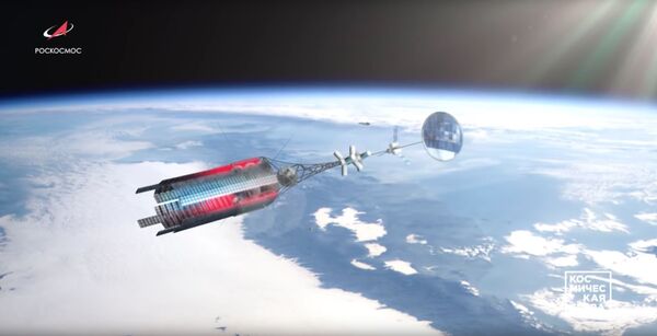 ロスコスモスが発表した原子力推進型宇宙船のコンセプト - Sputnik 日本