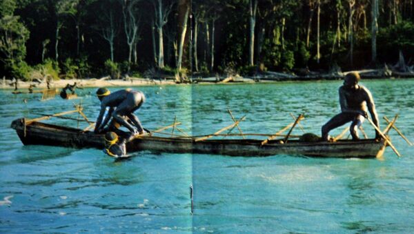 Рыбаки племени Сентинельцы, проживающие на Андаманских островах Бенгальского залива - Sputnik 日本