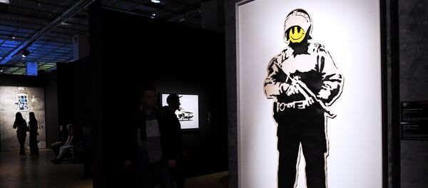 ブリュッセルでバンクシー展が押収 - Sputnik 日本
