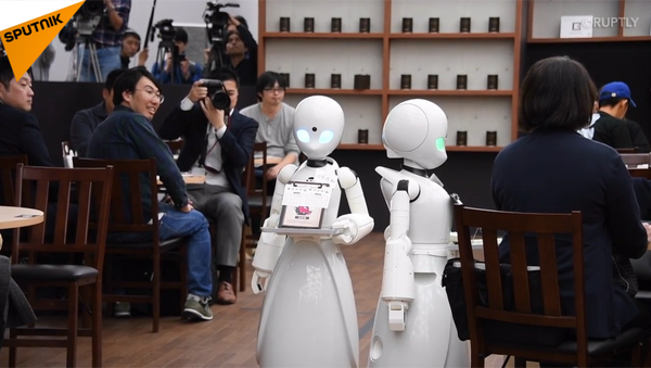 東京のカフェの新たな店員　ロボットウェイターたちが就職 - Sputnik 日本