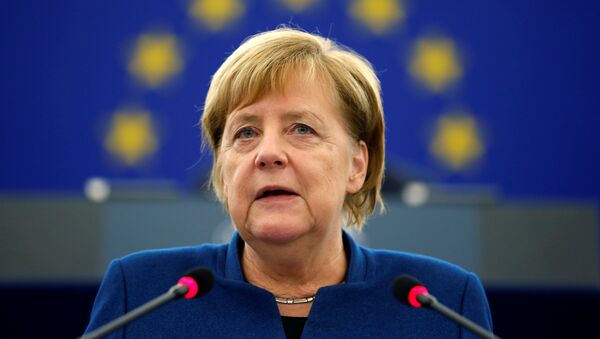 Angela Merkel, canciller de Alemania - Sputnik 日本