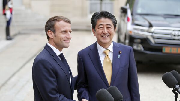 仏日首脳らが会談　三社連合「民間の当事者間で決めるべき」と安倍氏 - Sputnik 日本