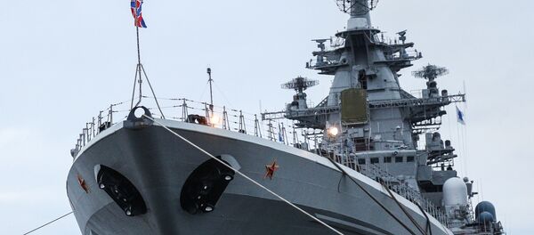 北方艦隊旗艦の重原子力ミサイル巡洋艦「ピョートル・ヴェリーキイー」 - Sputnik 日本