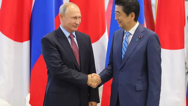 プーチン大統領と安倍首相 - Sputnik 日本
