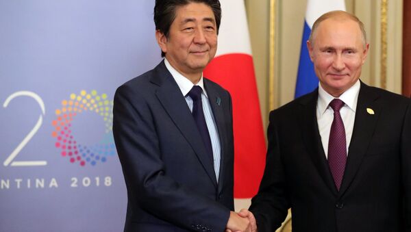 プーチン大統領と安倍首相 - Sputnik 日本