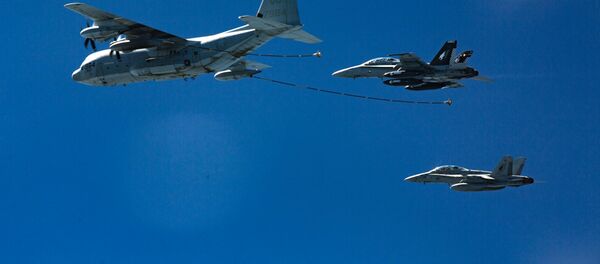F/A-18 Hornet とКС-130資料写真 F/A-18 Hornet とКС-130資料写真 - Sputnik 日本