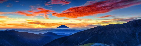 日本の富士山の眺め - Sputnik 日本
