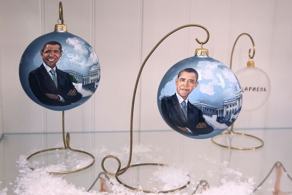 米国のオバマ前大統領を描いた、遊び心あふれるヨールカ用玩具 - Sputnik 日本